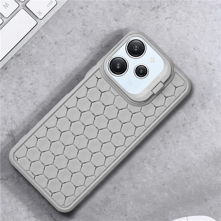 For Xiaomi Redmi 12 4G Case Heat Dissipation Kickstand TPU Back Cover