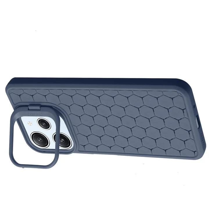 For Xiaomi Redmi 12 4G Case Heat Dissipation Kickstand TPU Back Cover
