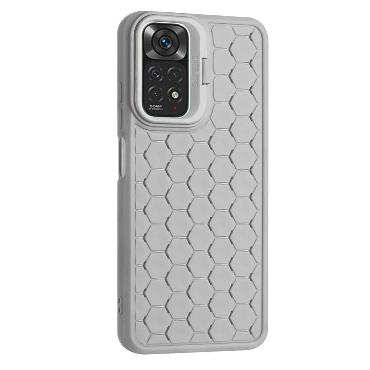 For Xiaomi Redmi Note 11 Pro 4G (MediaTek) / 11 Pro 5G (Qualcomm) Kickstand Case Heat Dissipation TPU Phone Cover