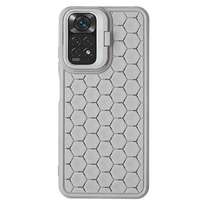 For Xiaomi Redmi Note 11 Pro 4G (MediaTek) / 11 Pro 5G (Qualcomm) Kickstand Case Heat Dissipation TPU Phone Cover