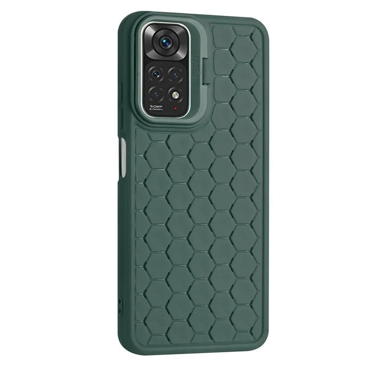 For Xiaomi Redmi Note 11 Pro 4G (MediaTek) / 11 Pro 5G (Qualcomm) Kickstand Case Heat Dissipation TPU Phone Cover