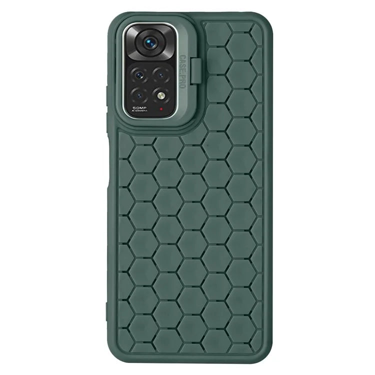 For Xiaomi Redmi Note 11 Pro 4G (MediaTek) / 11 Pro 5G (Qualcomm) Kickstand Case Heat Dissipation TPU Phone Cover