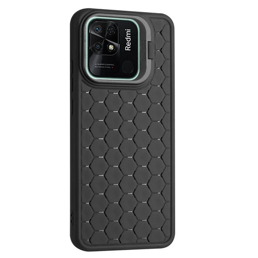 For Xiaomi Redmi 10C 4G Heat Dissipation Case TPU Phone Cover with Invisible Kickstand