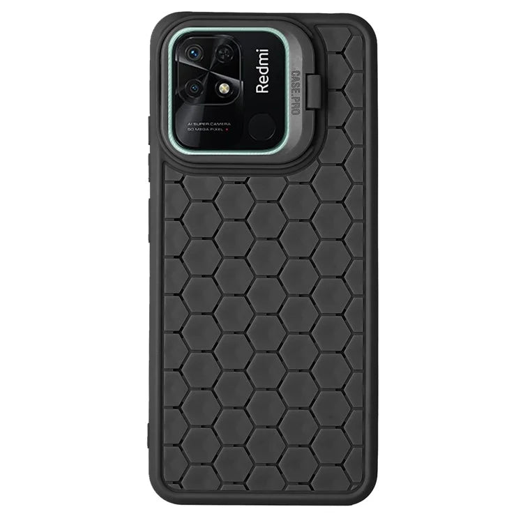 For Xiaomi Redmi 10C 4G Heat Dissipation Case TPU Phone Cover with Invisible Kickstand