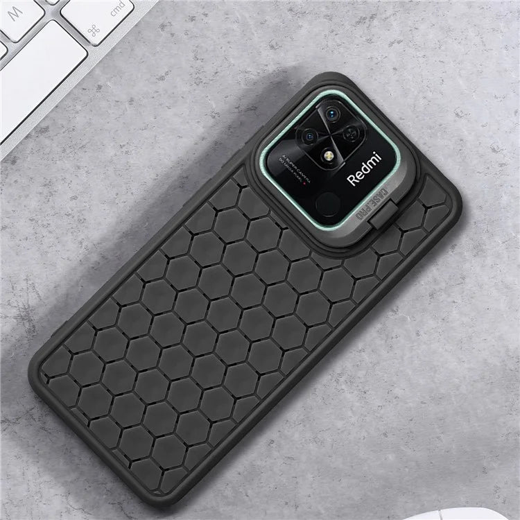 For Xiaomi Redmi 10C 4G Heat Dissipation Case TPU Phone Cover with Invisible Kickstand