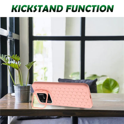 For Xiaomi Redmi 10C 4G Heat Dissipation Case TPU Phone Cover with Invisible Kickstand
