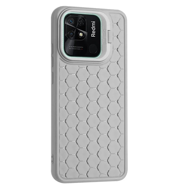 For Xiaomi Redmi 10C 4G Heat Dissipation Case TPU Phone Cover with Invisible Kickstand