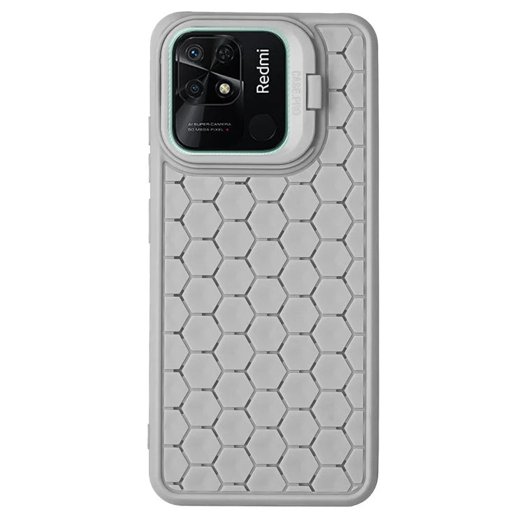 For Xiaomi Redmi 10C 4G Heat Dissipation Case TPU Phone Cover with Invisible Kickstand