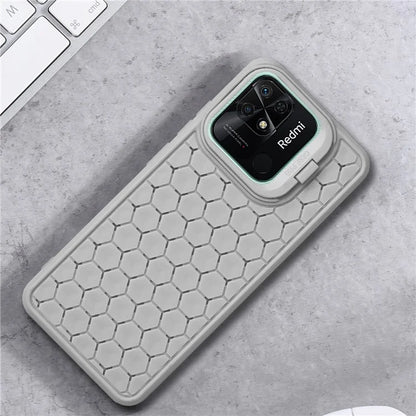 For Xiaomi Redmi 10C 4G Heat Dissipation Case TPU Phone Cover with Invisible Kickstand