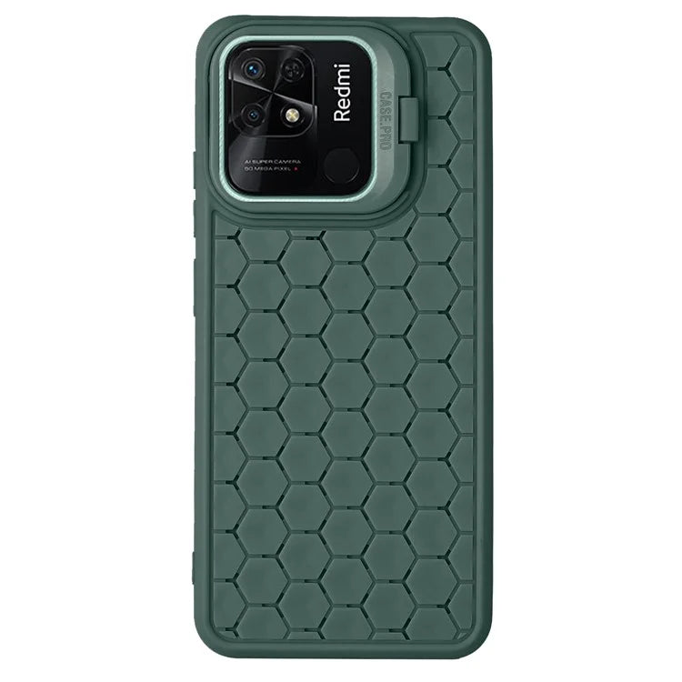 For Xiaomi Redmi 10C 4G Heat Dissipation Case TPU Phone Cover with Invisible Kickstand