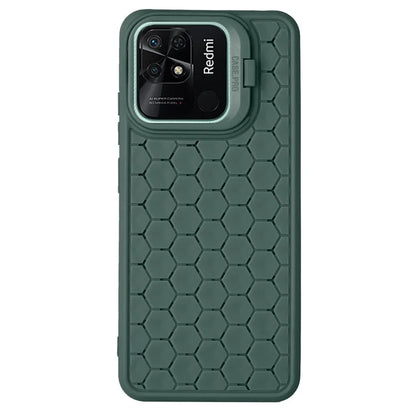 For Xiaomi Redmi 10C 4G Heat Dissipation Case TPU Phone Cover with Invisible Kickstand