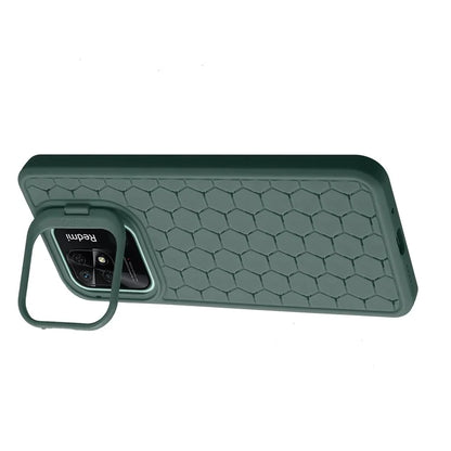 For Xiaomi Redmi 10C 4G Heat Dissipation Case TPU Phone Cover with Invisible Kickstand