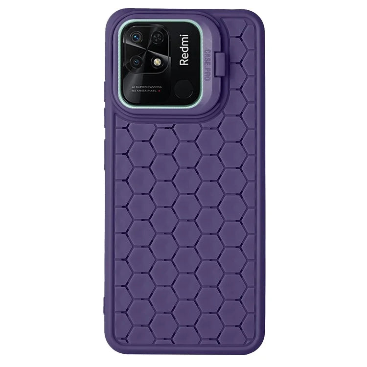 For Xiaomi Redmi 10C 4G Heat Dissipation Case TPU Phone Cover with Invisible Kickstand