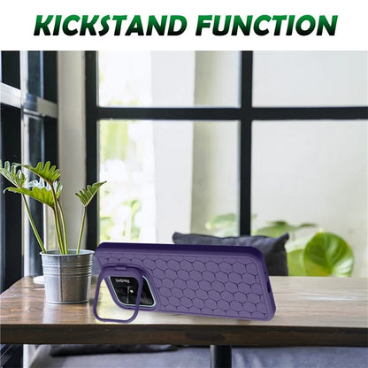 For Xiaomi Redmi 10C 4G Heat Dissipation Case TPU Phone Cover with Invisible Kickstand