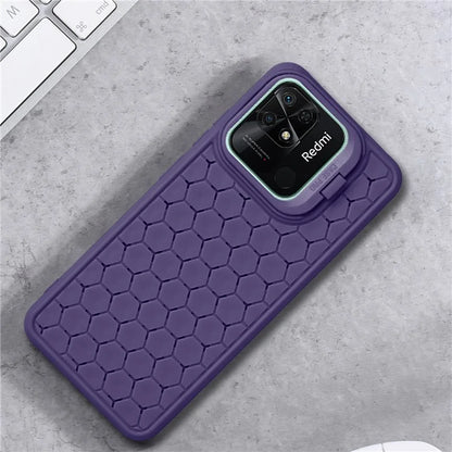 For Xiaomi Redmi 10C 4G Heat Dissipation Case TPU Phone Cover with Invisible Kickstand