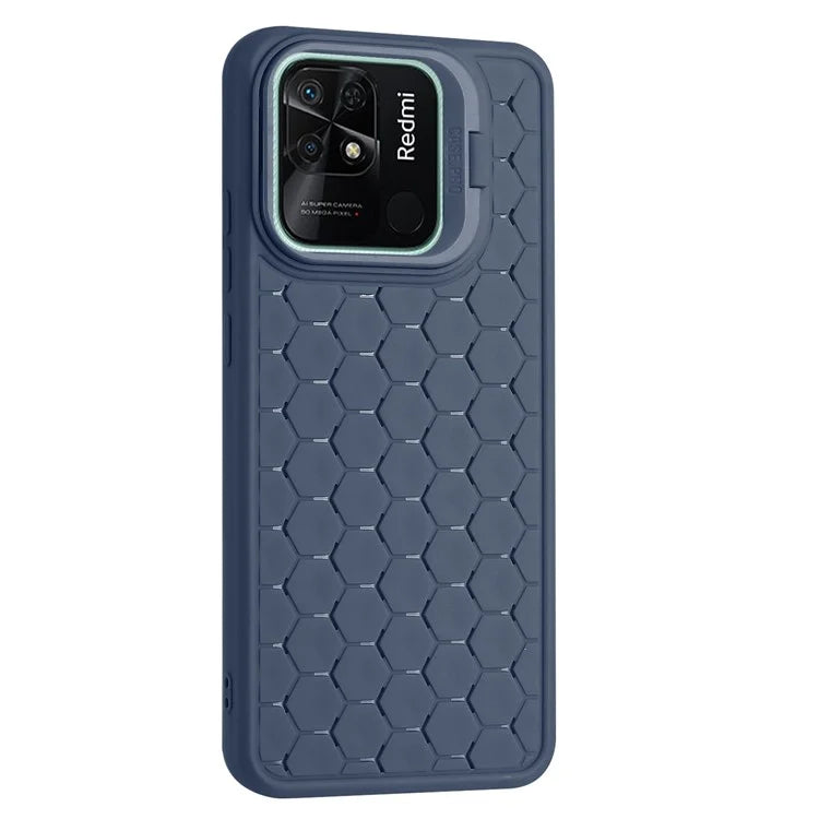For Xiaomi Redmi 10C 4G Heat Dissipation Case TPU Phone Cover with Invisible Kickstand