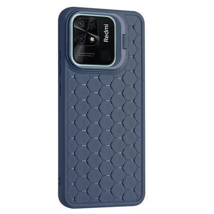 For Xiaomi Redmi 10C 4G Heat Dissipation Case TPU Phone Cover with Invisible Kickstand
