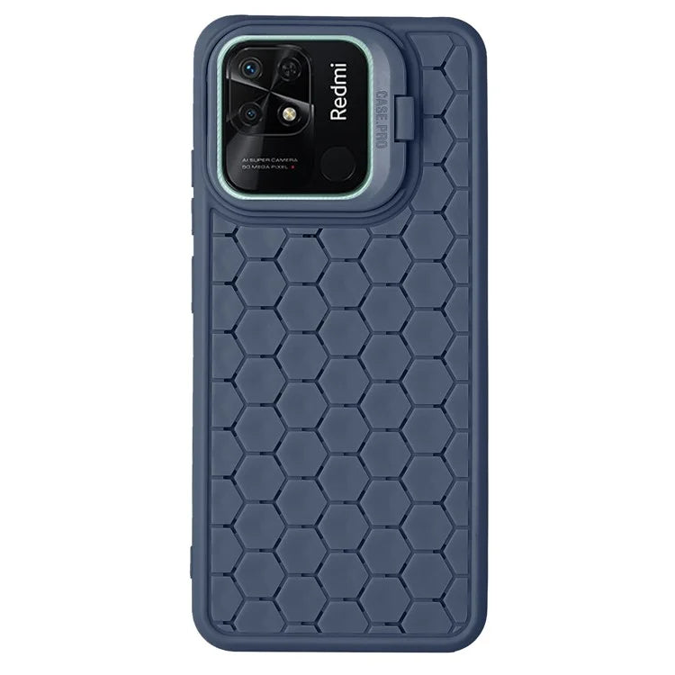 For Xiaomi Redmi 10C 4G Heat Dissipation Case TPU Phone Cover with Invisible Kickstand