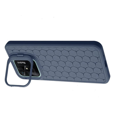For Xiaomi Redmi 10C 4G Heat Dissipation Case TPU Phone Cover with Invisible Kickstand