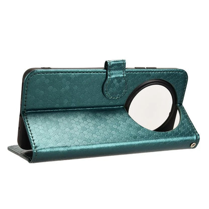 For Oukitel C37 Case Dot Pattern PU Leather Protective Cover