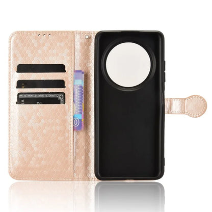 For Oukitel C37 Case Dot Pattern PU Leather Protective Cover