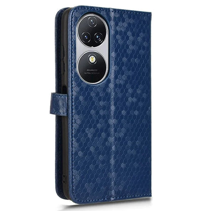For Oukitel C38 Case Dot Pattern PU Leather Folio Flip Wallet Phone Cover