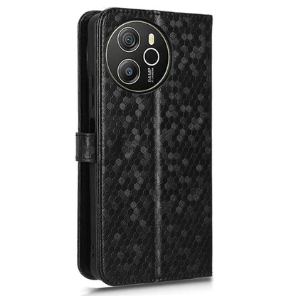 For Blackview Shark 8 / Oscal Tiger 12 Case Dot Pattern PU Leather Phone Cover Magnetic Clasp Stand