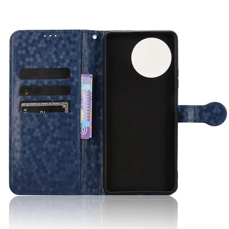 For Blackview Shark 8 / Oscal Tiger 12 Case Dot Pattern PU Leather Phone Cover Magnetic Clasp Stand