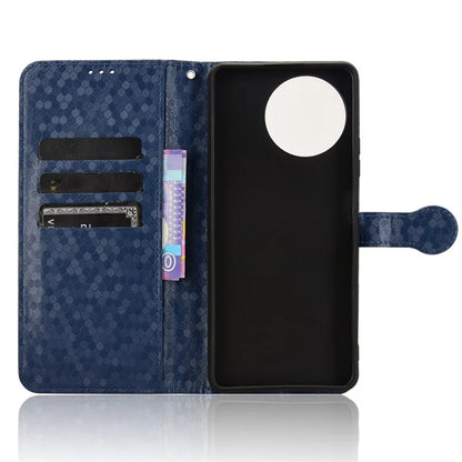 For Blackview Shark 8 / Oscal Tiger 12 Case Dot Pattern PU Leather Phone Cover Magnetic Clasp Stand