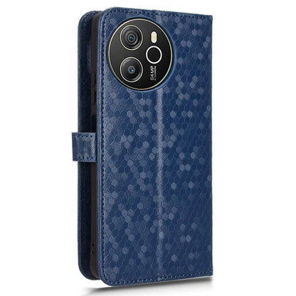 For Blackview Shark 8 / Oscal Tiger 12 Case Dot Pattern PU Leather Phone Cover Magnetic Clasp Stand