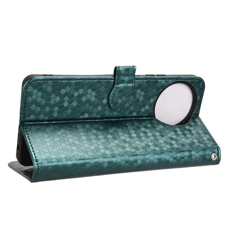 For Blackview Shark 8 / Oscal Tiger 12 Case Dot Pattern PU Leather Phone Cover Magnetic Clasp Stand