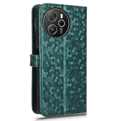 For Blackview Shark 8 / Oscal Tiger 12 Case Dot Pattern PU Leather Phone Cover Magnetic Clasp Stand
