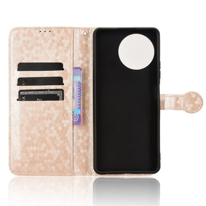 For Blackview Shark 8 / Oscal Tiger 12 Case Dot Pattern PU Leather Phone Cover Magnetic Clasp Stand