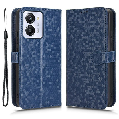 For Blackview Color 8 / Oscal Modern 8 Stand Case Dot Pattern Magnetic Clasp PU Leather Phone Cover