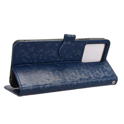 For Blackview Color 8 / Oscal Modern 8 Stand Case Dot Pattern Magnetic Clasp PU Leather Phone Cover