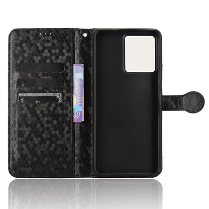 For Blackview Color 8 / Oscal Modern 8 Stand Case Dot Pattern Magnetic Clasp PU Leather Phone Cover