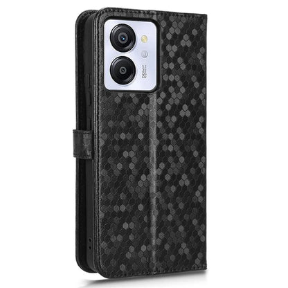 For Blackview Color 8 / Oscal Modern 8 Stand Case Dot Pattern Magnetic Clasp PU Leather Phone Cover