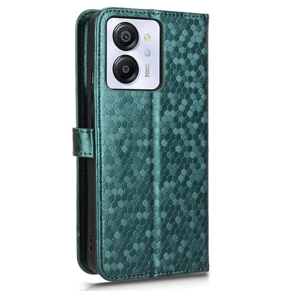 For Blackview Color 8 / Oscal Modern 8 Stand Case Dot Pattern Magnetic Clasp PU Leather Phone Cover