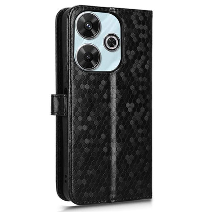 For Xiaomi Redmi 13 4G / Redmi Note 13R 5G / Poco M6 4G Case Wallet Leather Phone Cover Dot Pattern