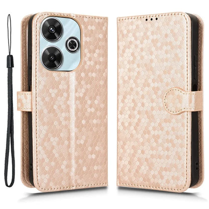 For Xiaomi Redmi 13 4G / Redmi Note 13R 5G / Poco M6 4G Case Wallet Leather Phone Cover Dot Pattern