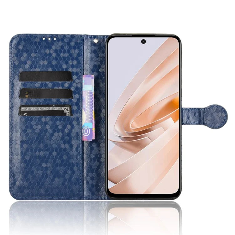 For Xiaomi Redmi 13 4G / Redmi Note 13R 5G / Poco M6 4G Case Wallet Leather Phone Cover Dot Pattern
