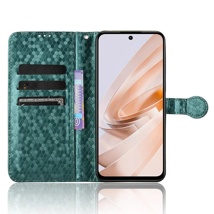 For Xiaomi Redmi 13 4G / Redmi Note 13R 5G / Poco M6 4G Case Wallet Leather Phone Cover Dot Pattern
