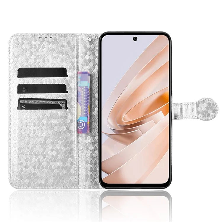 For Xiaomi Redmi 13 4G / Redmi Note 13R 5G / Poco M6 4G Case Wallet Leather Phone Cover Dot Pattern