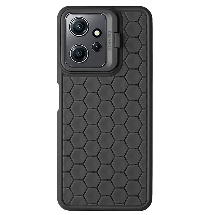 For Xiaomi Redmi Note 12 4G Case Heat Dissipation Kickstand TPU Phone Cover