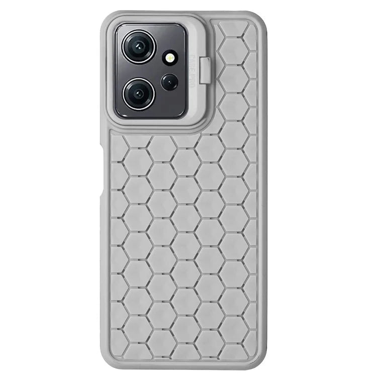 For Xiaomi Redmi Note 12 4G Case Heat Dissipation Kickstand TPU Phone Cover