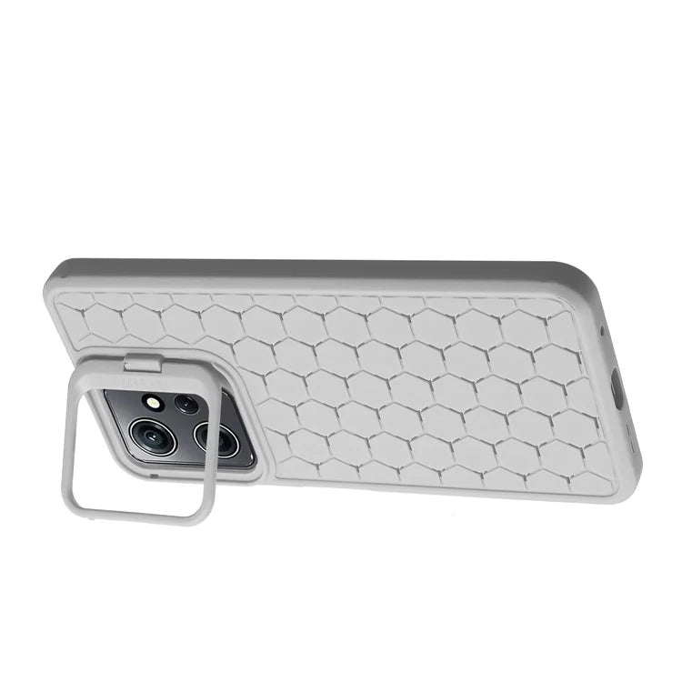 For Xiaomi Redmi Note 12 4G Case Heat Dissipation Kickstand TPU Phone Cover