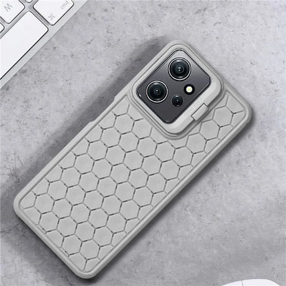 For Xiaomi Redmi Note 12 4G Case Heat Dissipation Kickstand TPU Phone Cover