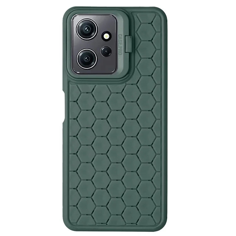 For Xiaomi Redmi Note 12 4G Case Heat Dissipation Kickstand TPU Phone Cover