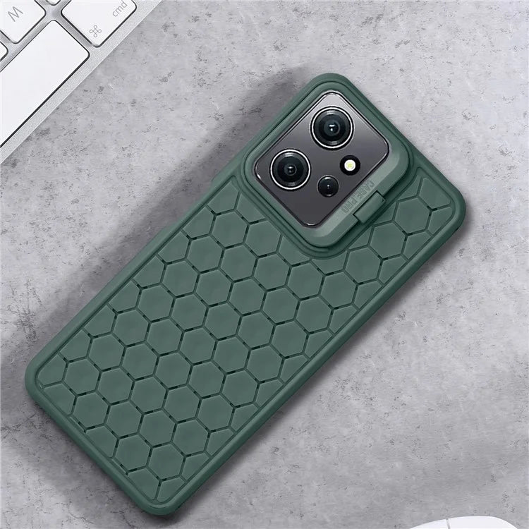 For Xiaomi Redmi Note 12 4G Case Heat Dissipation Kickstand TPU Phone Cover