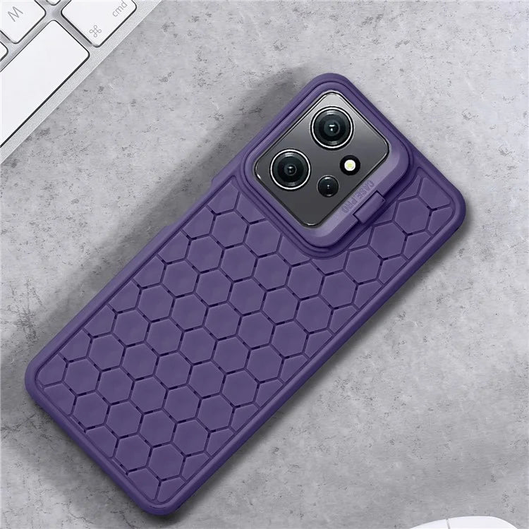 For Xiaomi Redmi Note 12 4G Case Heat Dissipation Kickstand TPU Phone Cover